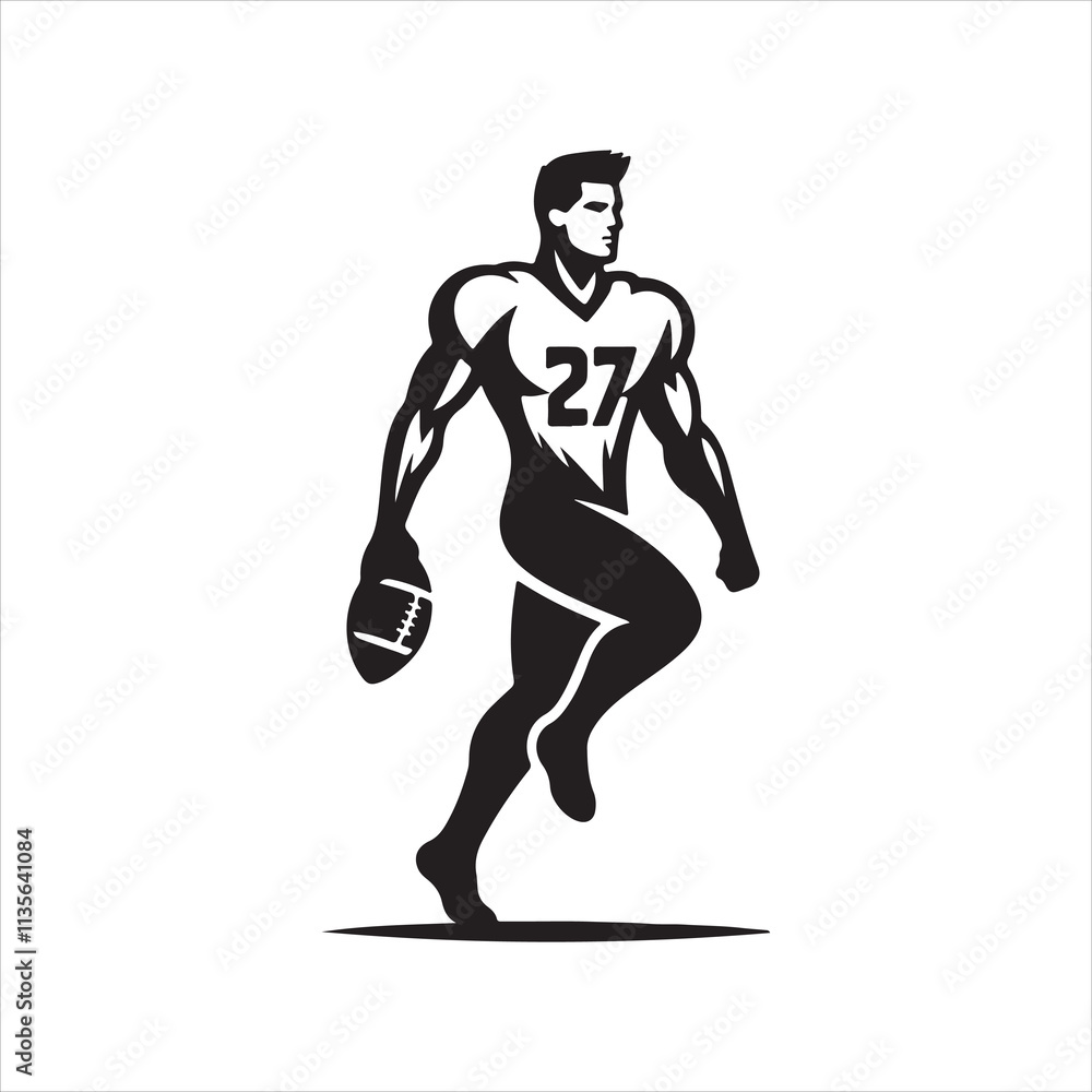 Fototapeta premium silhouette of a person in a suit