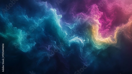 A vivid aurora borealis gradient blending emerald green, electric blue, and soft purple hues, infused with dynamic digital noise textures, creating a mesmerizing and celestial atmosphere, hd quality, photo