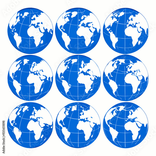 Global Map Icons Collection