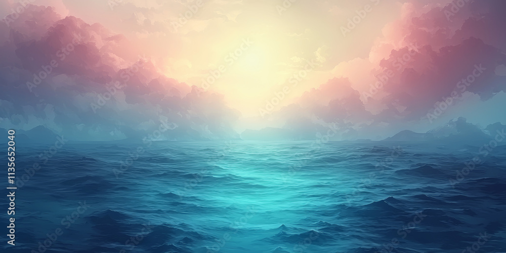  Ethereal Sea and Cloudscape at Dawn