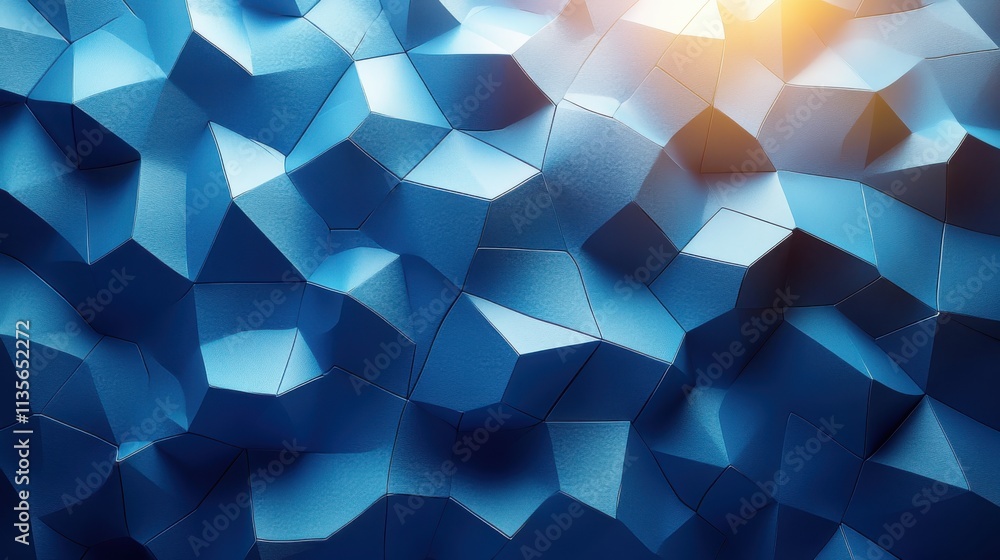 Obraz premium abstract 3d animation geometric background seamless looped vide