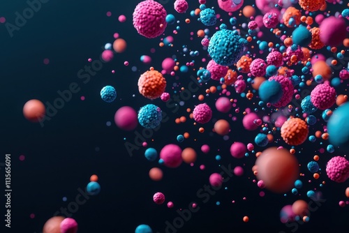 Wallpaper Mural Biotechnology research advancements in healthcare cell visualization Torontodigital.ca