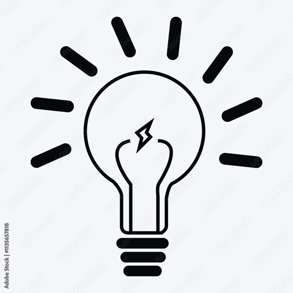 hand drawing bulb with idea hand drawing bulb with idea