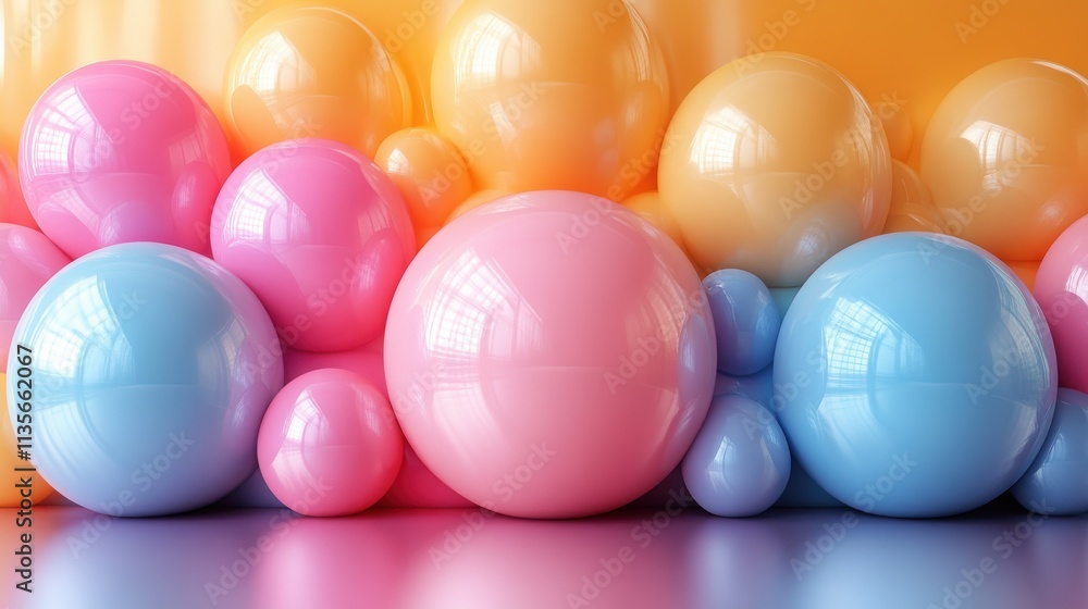 abstract 3d render of colored bubble shape modern background desig abstract 3d render of colored bubble shape modern background desig