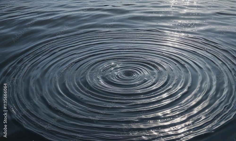 Close-up of lake wave creating concentric circles, pattern, surface Close-up of lake wave creating concentric circles, pattern, surface