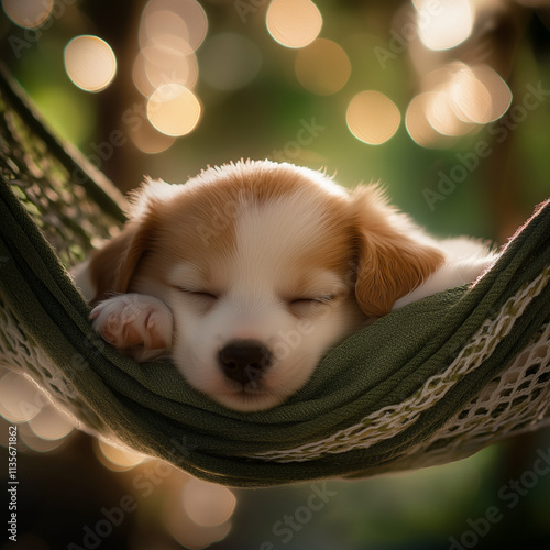 Napping puppy