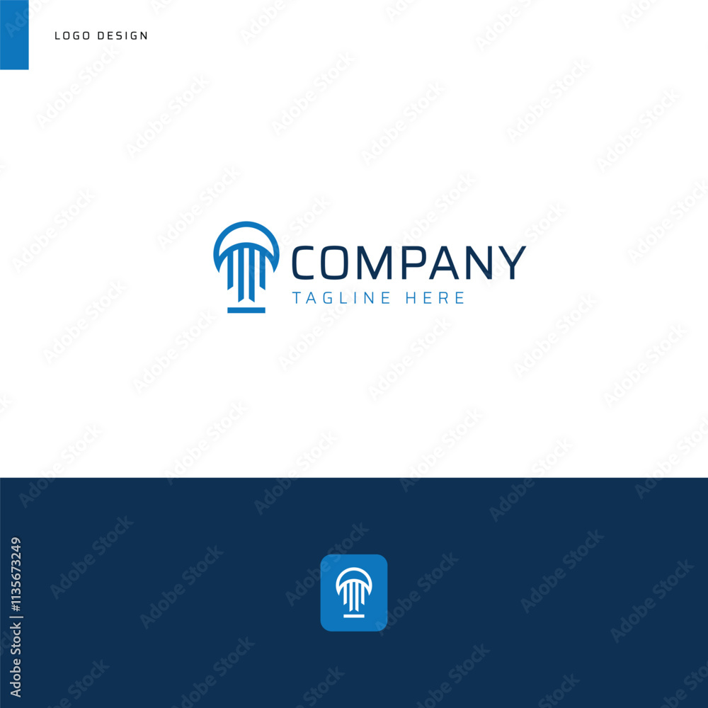 Jellyfish logo template. Sealife vector design Jellyfish logo template. Sealife vector design