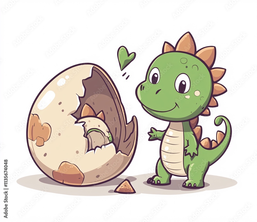 Obraz premium dinosaur illustration