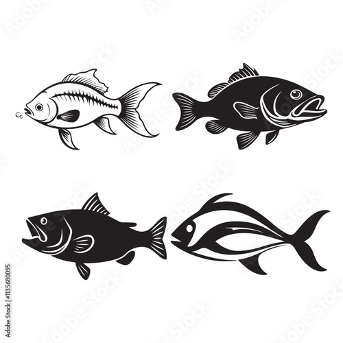 Set of fishes