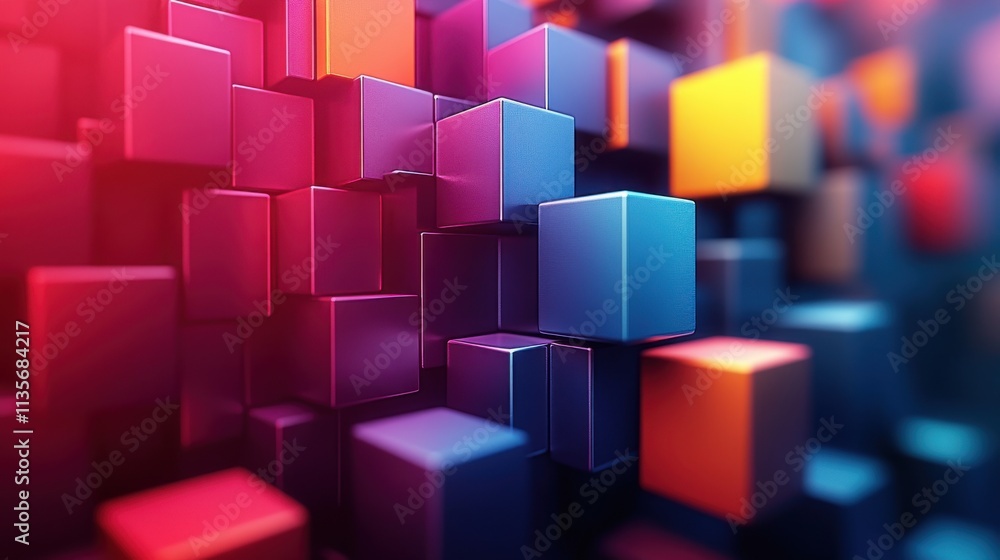 abstract background with cubes geometric design seamless looped animatio abstract background with cubes geometric design seamless looped animatio