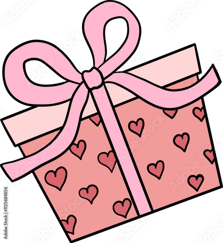 Wallpaper Mural cute Valentine love decorative accessory element doodle Torontodigital.ca