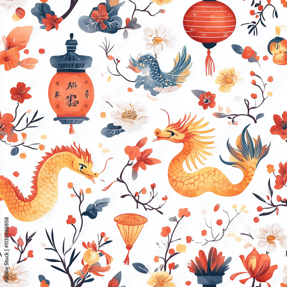 Obraz premium chinese new year