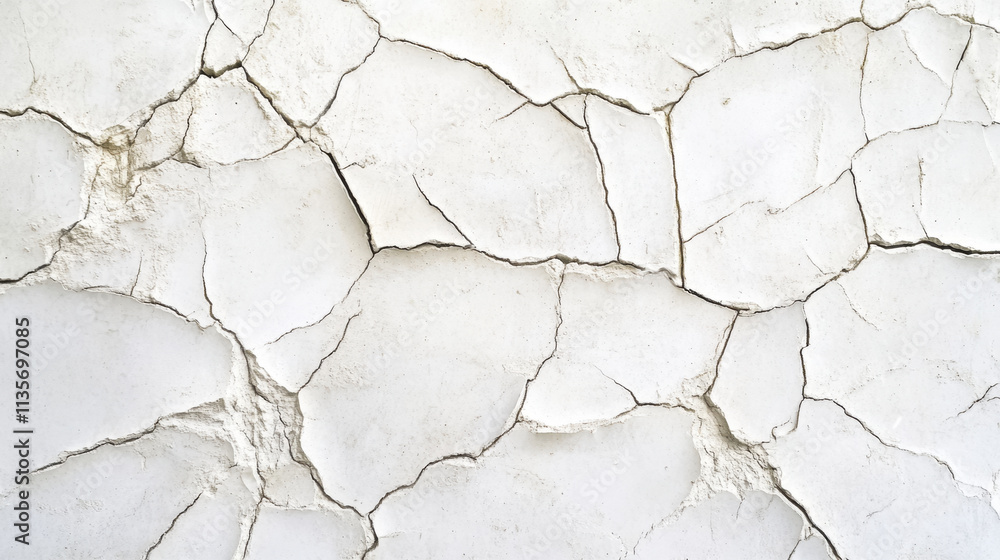 Obraz premium The ground has cracks in the top view for the background or graphic design