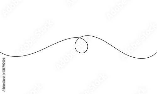 wavy line pattern with curvy abstract squiggles in a psychedelic wiggle design, Squiggle line design element, Curved line design, isolated on transparent background.