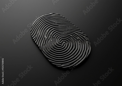 Wallpaper Mural Abstract Black Fingerprint Identity Security Technology Privacy Concept Torontodigital.ca