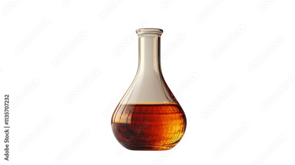 Conical flask isolated on white background Conical flask isolated on white background