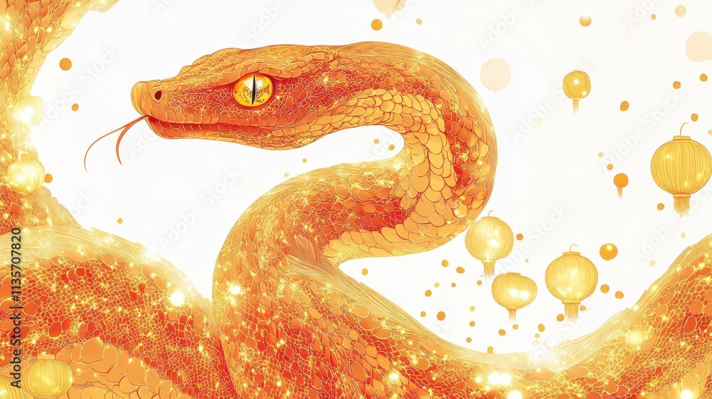 Happy Chinese New Year 2025,Year of the snake zodiac sign,Snake illustration and design,Asian elements gold paper cut style,Lunar new year concept,New Year card 2025. Happy Chinese New Year 2025,Year of the snake zodiac sign,Snake illustration and design,Asian elements gold paper cut style,Lunar new year concept,New Year card 2025.