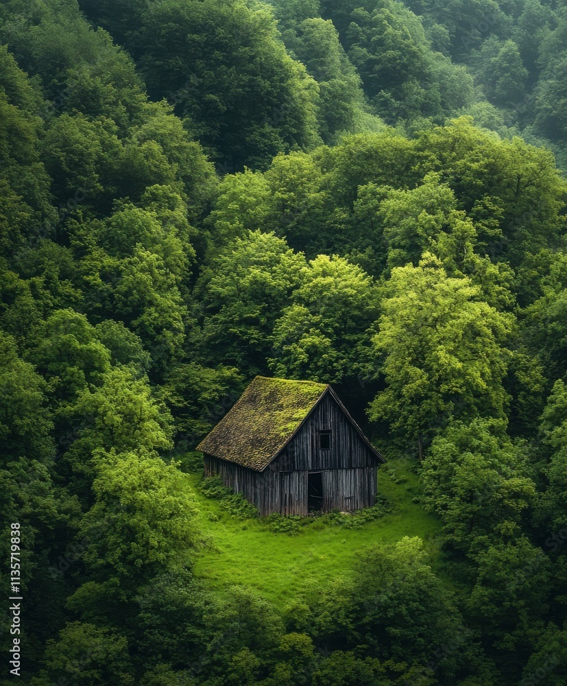 Enchanted Forest Cabin: A Verdant Mountain Retreat Enchanted Forest Cabin: A Verdant Mountain Retreat