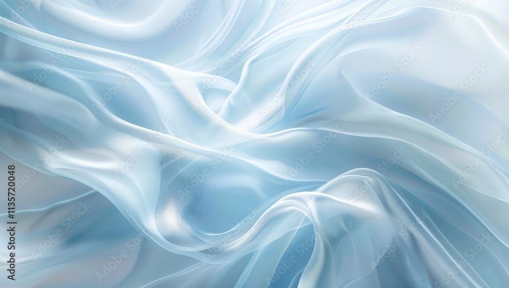 Abstract Blue Silk Texture Abstract Blue Silk Texture