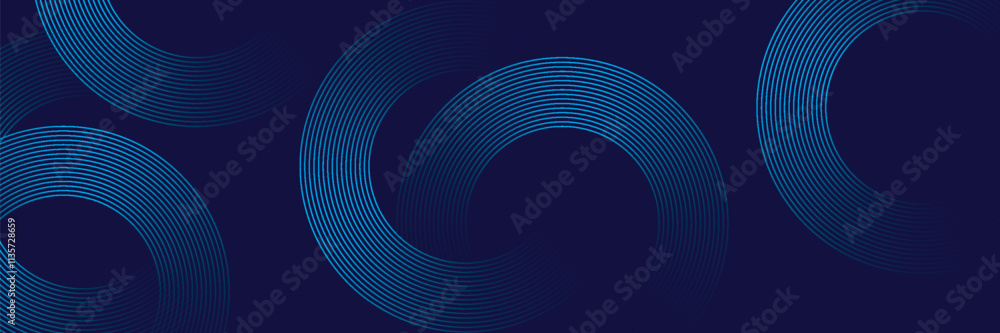 Abstract blue glowing geometric lines modern shiny blue circle lines pattern. Abstract blue glowing geometric lines modern shiny blue circle lines pattern.