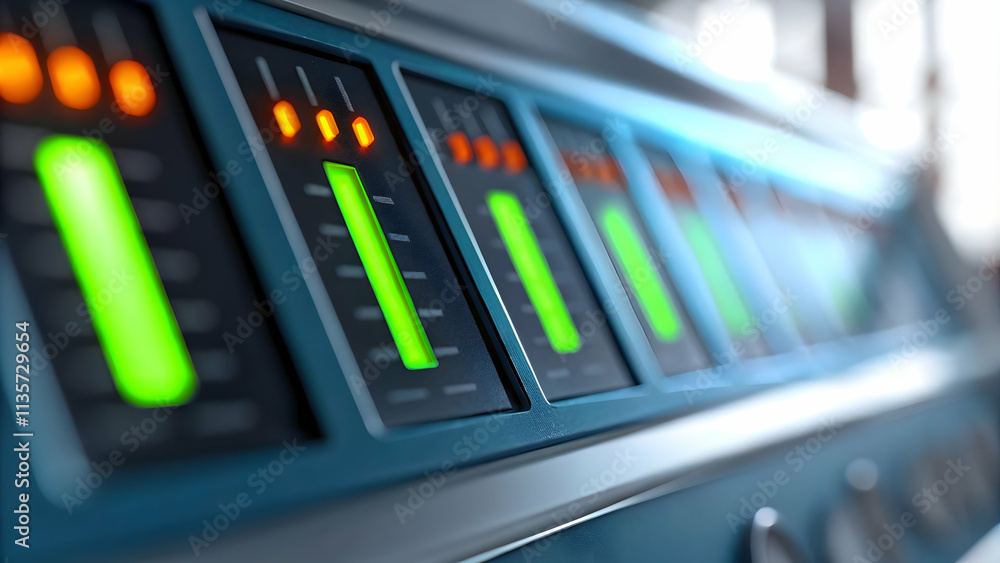 Macro Shot Digital Energy Meter Screen Eco Friendly Monitoring Real Time Usage Close-Up Concept Photo Stock Space Macro Shot Digital Energy Meter Screen Eco Friendly Monitoring Real Time Usage Close-Up Concept Photo Stock Space