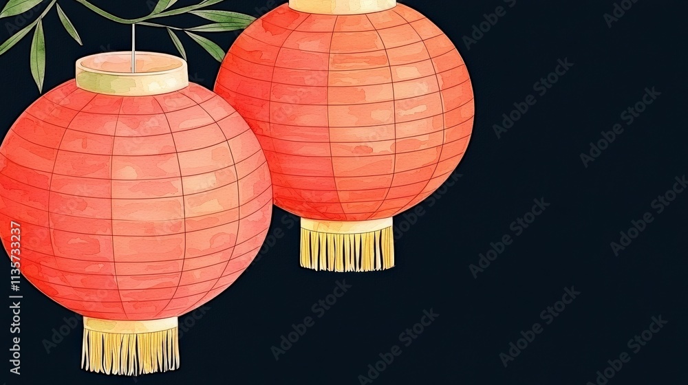 Obraz premium Cultural Lantern Festival Celebration in China Travel Destination in Asia Colorful Art Environment Vibrant Viewpoint Experience
