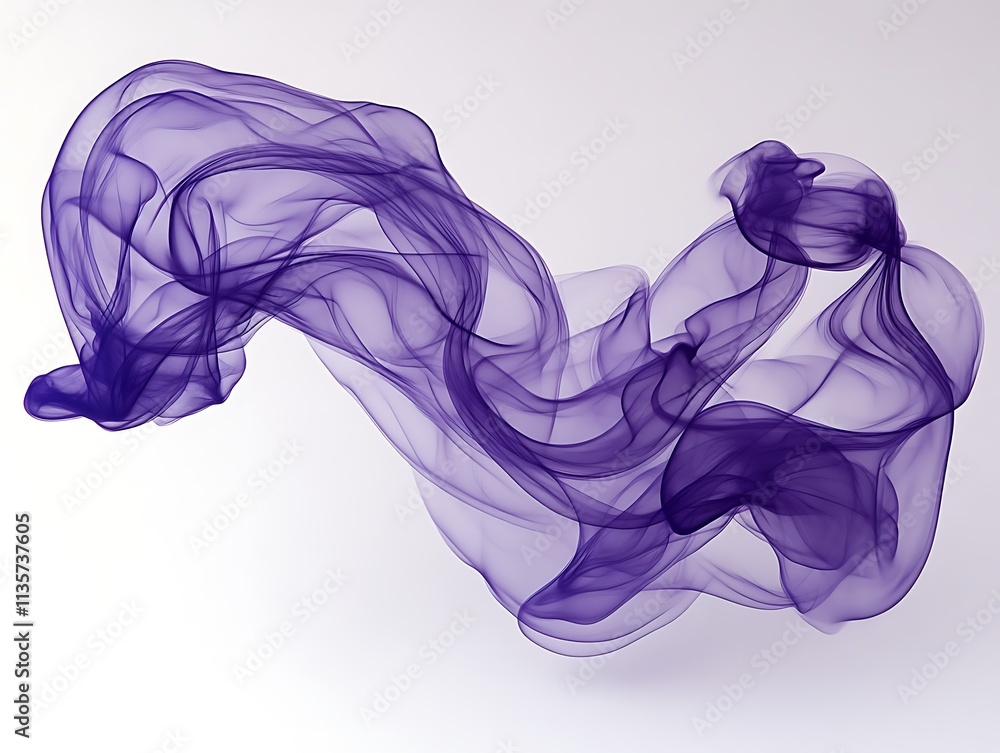 Abstract Purple Swirling Smoke Design Illustration Abstract Purple Swirling Smoke Design Illustration