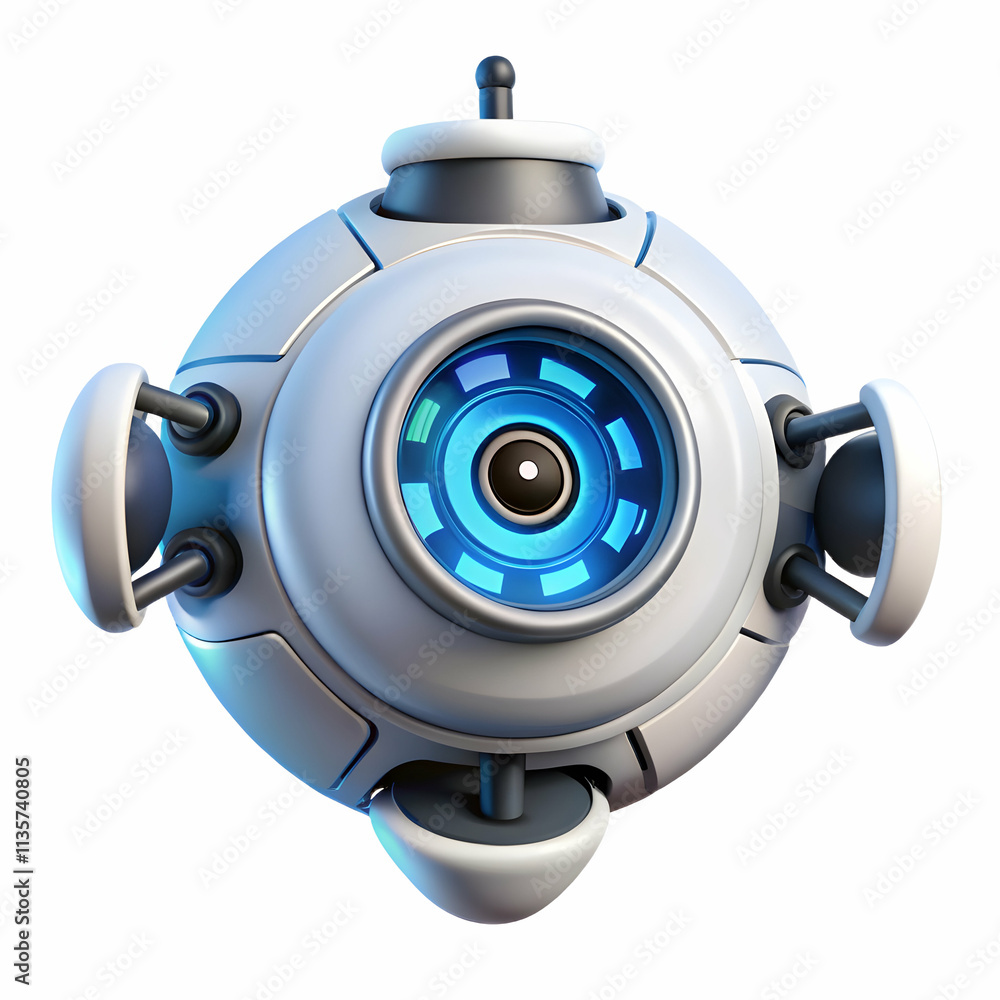 Close-up of AI Drone Camera Lens with Digital Processing Symbols - Advanced Aerial Imaging Technology in Stock Photo Concept Close-up of AI Drone Camera Lens with Digital Processing Symbols - Advanced Aerial Imaging Technology in Stock Photo Concept
