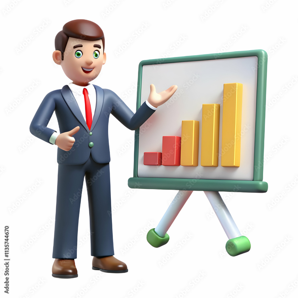 Business Analyst Presenting Financial Growth Report to Board Symbolizing Transparency and Data-Driven Success with Copy Space Business Analyst Presenting Financial Growth Report to Board Symbolizing Transparency and Data-Driven Success with Copy Space