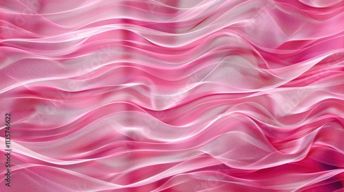 Abstract background with wave pattern in pink color and noise texture