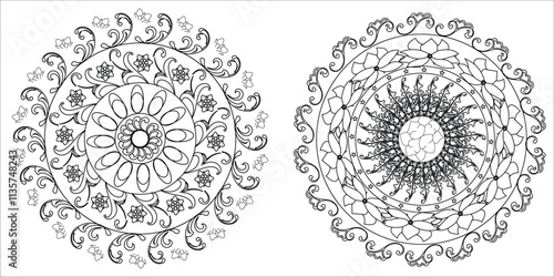 professional mandala design template 