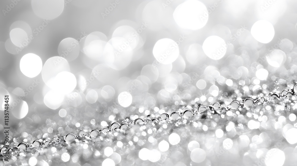 Light blue background with bokeh lights color Light blue background with bokeh lights color