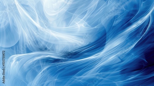 abstract blue wave