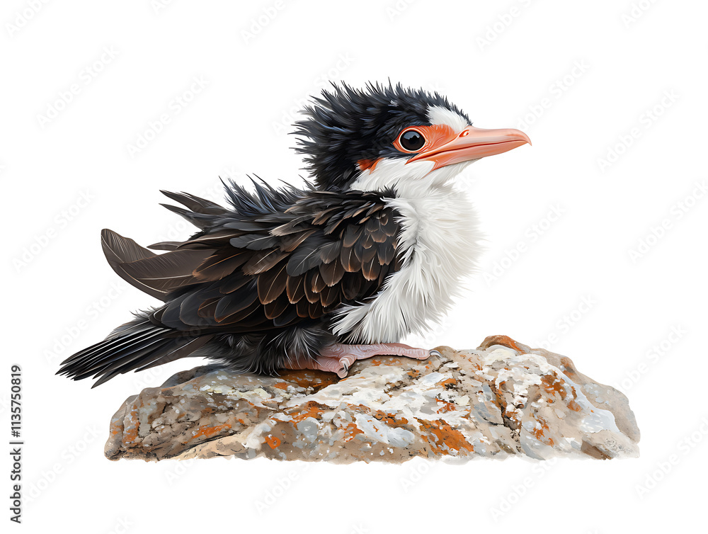 custom made wallpaper toronto digitalBald-crested bird in natural habitat close-up photography wildlife nature artistic view