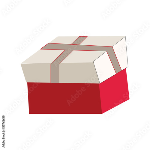 Gift box icons in Trendy Flat style. Gift boxes with ribbon icons Set. Gift box set.