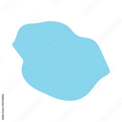 blobs pastel blue for background