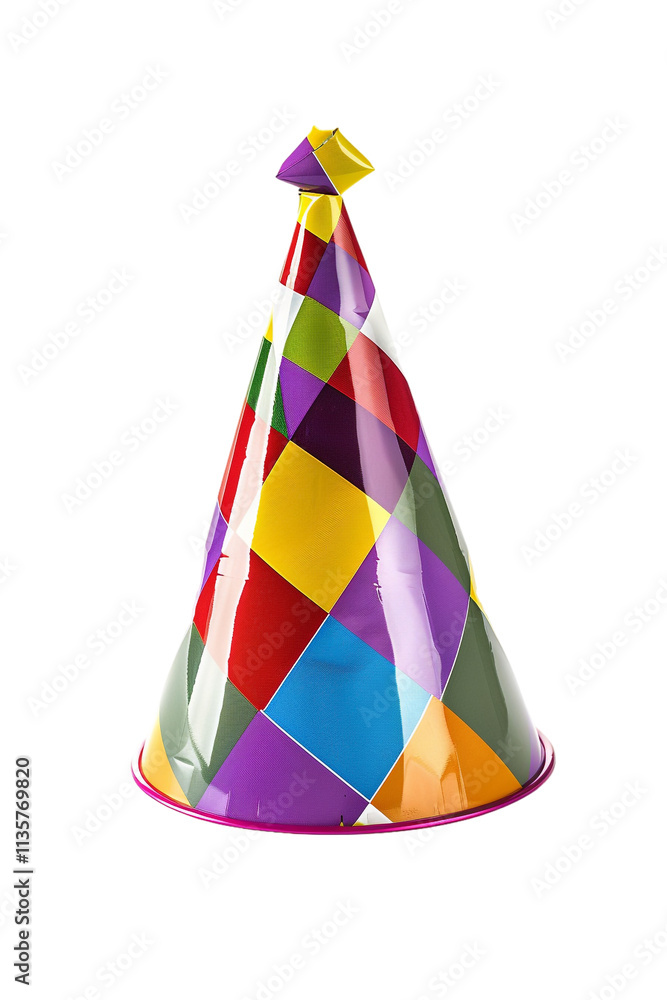 A Party Hat, Isolated on a Transparent Background, Perfect for Celebration, Birthday, or Party-Themed Designs A Party Hat, Isolated on a Transparent Background, Perfect for Celebration, Birthday, or Party-Themed Designs