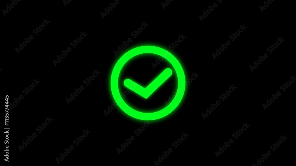 Check Icon Vector Symbol Design Illustration. Black check mark or tick icon in a circle isolated on white background Check Icon Vector Symbol Design Illustration. Black check mark or tick icon in a circle isolated on white background