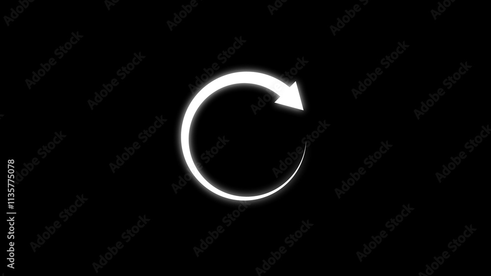 Circle arrow icon set. Symbol of reload, refresh, loading, recycle and repeat. Round arrows and recycling signs. Circle arrow icon set. Symbol of reload, refresh, loading, recycle and repeat. Round arrows and recycling signs.