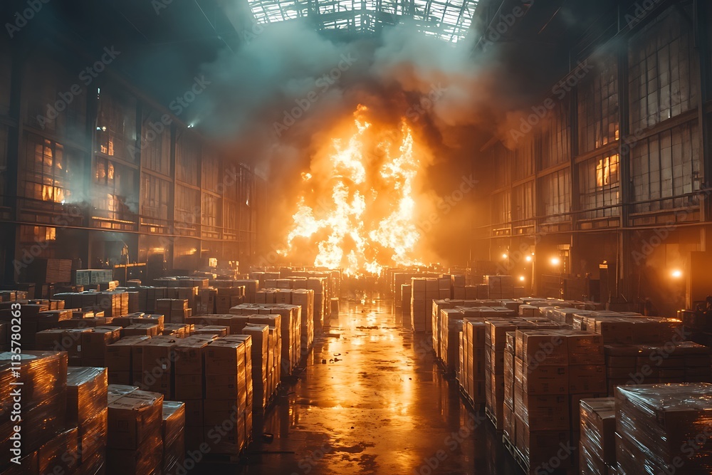 Devastating Warehouse Fire Engulfs Inventory Devastating Warehouse Fire Engulfs Inventory