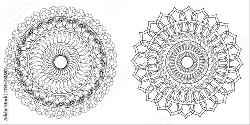 professional mandala design template 