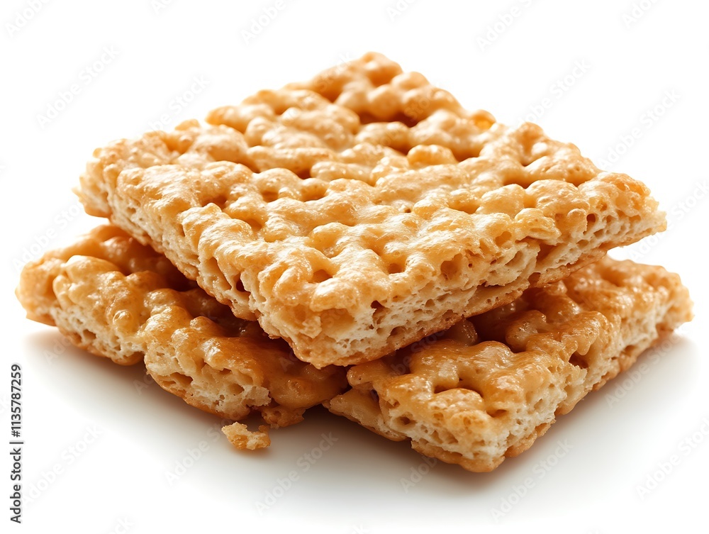 Golden Brown Crispy Rice Treats Stacked High Golden Brown Crispy Rice Treats Stacked High