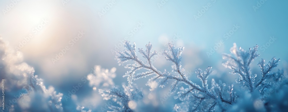The background is a light blue with a snow flakes The background is a light blue with a snow flakes