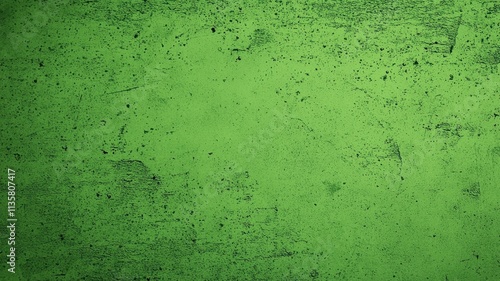 Textured green background with subtle variations.