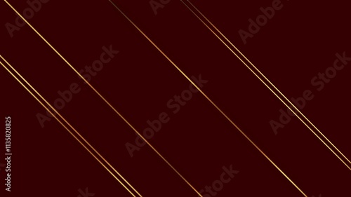 Dark red luxury abstract background animation with line light gold effect 