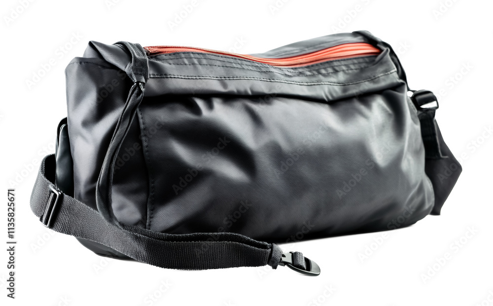 Naklejka premium Versatile Messenger Bag for Work & Leisure - Isolated on White Background