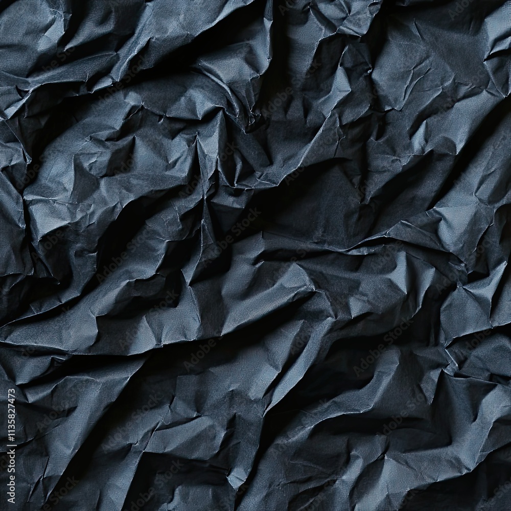 Dark Crumpled Paper Texture Dark Crumpled Paper Texture