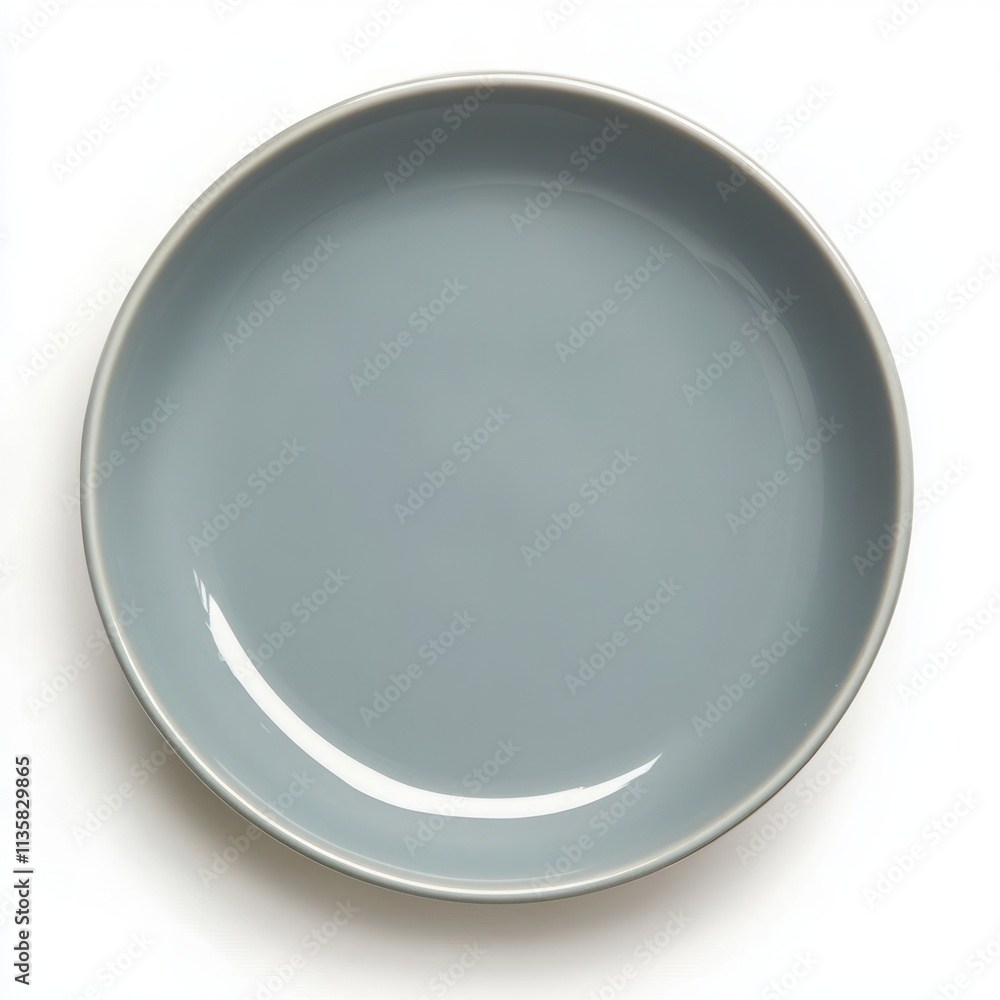 Minimalist depiction of an empty plate Minimalist depiction of an empty plate
