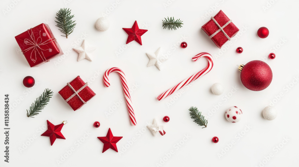 Christmas gift legend, white background Christmas gift legend, white background