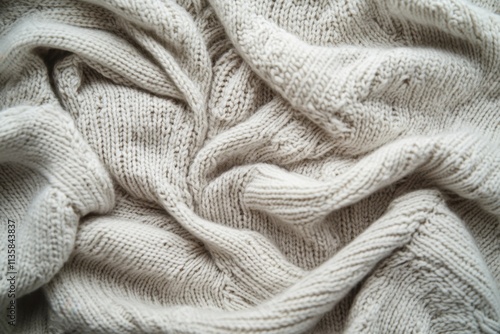 Wallpaper Mural Beige Knitted Fabric Soft Texture Background Torontodigital.ca